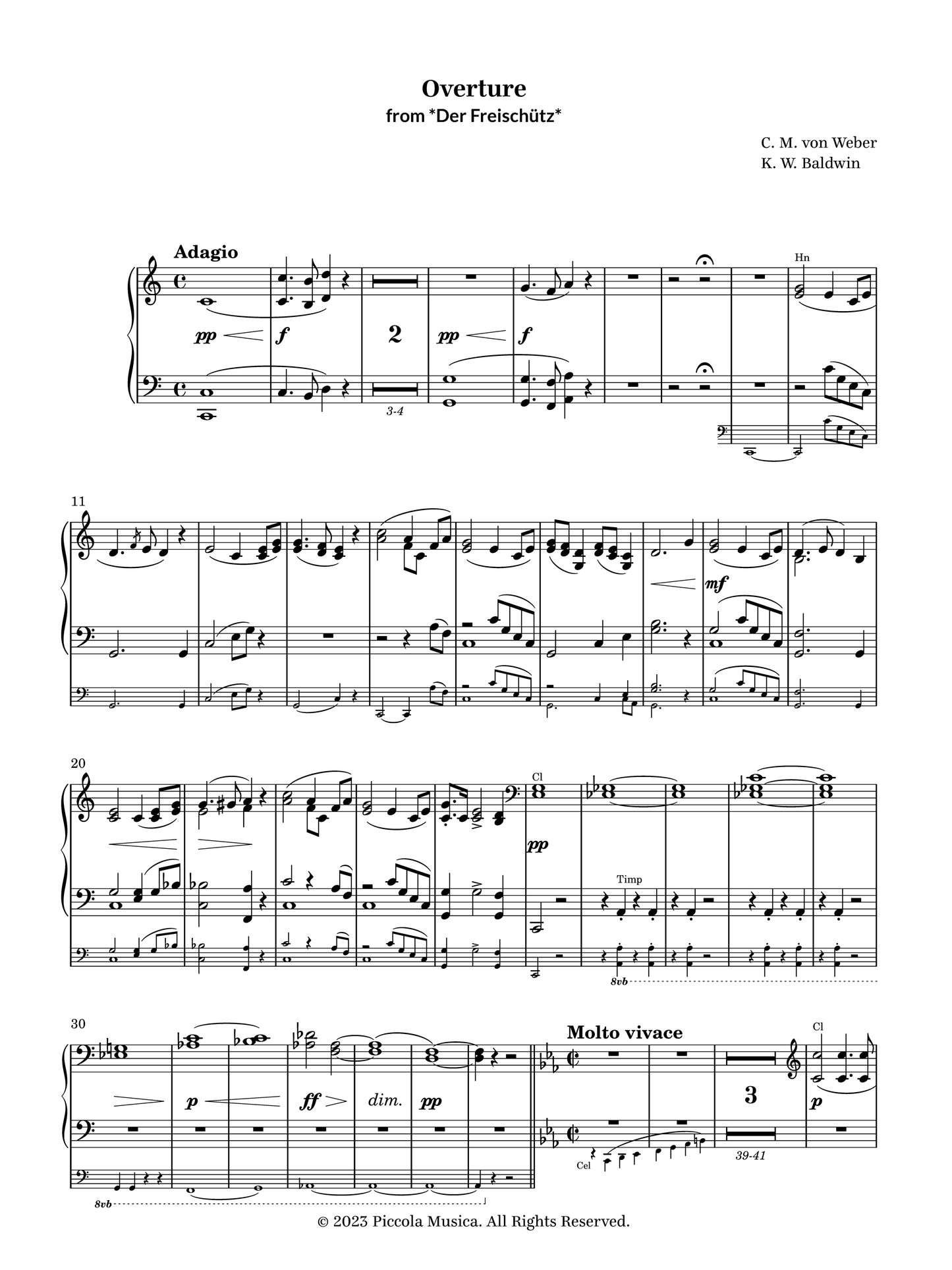 Overture from Der Freischutz