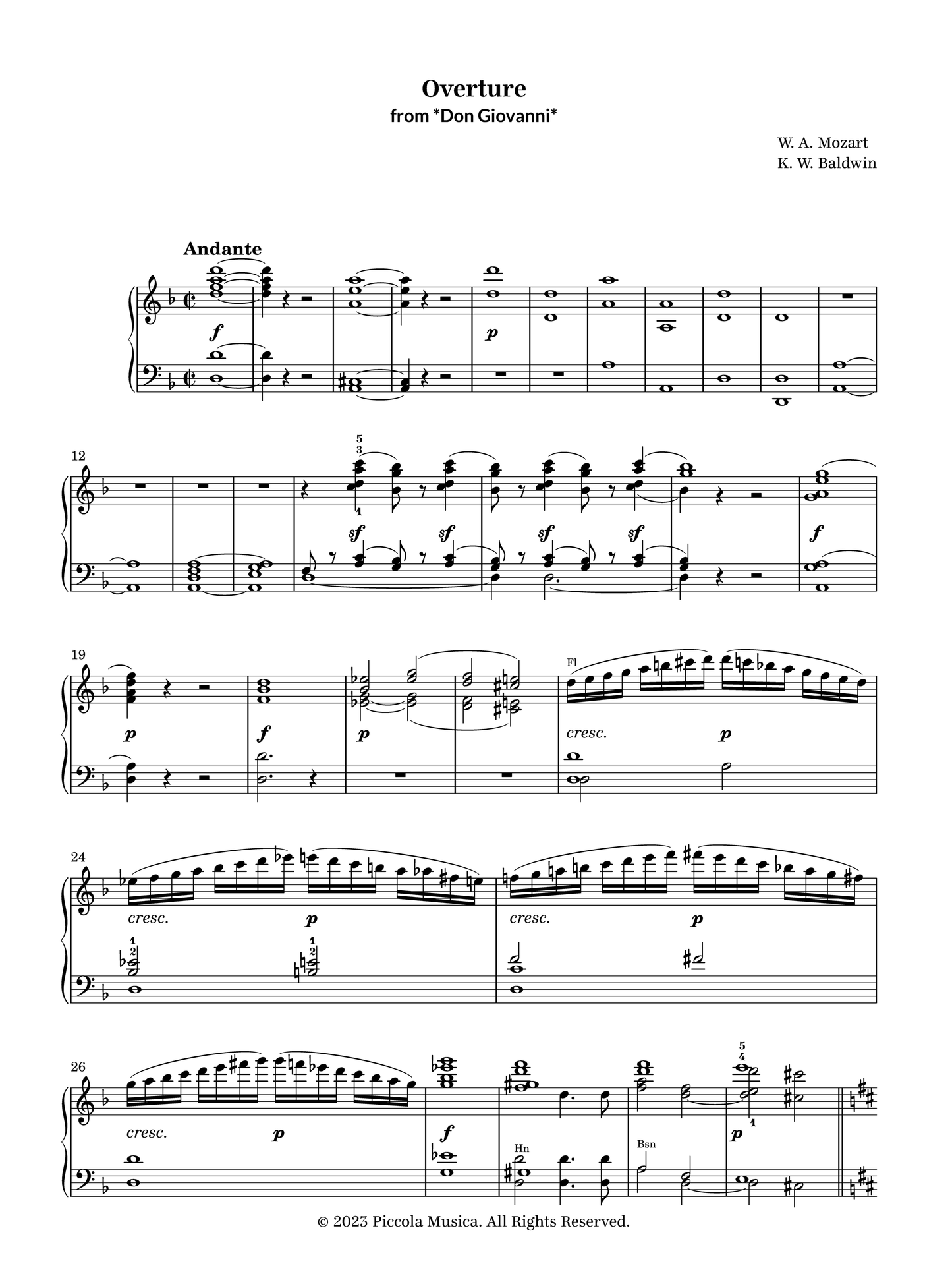 Overture from Don Giovanni