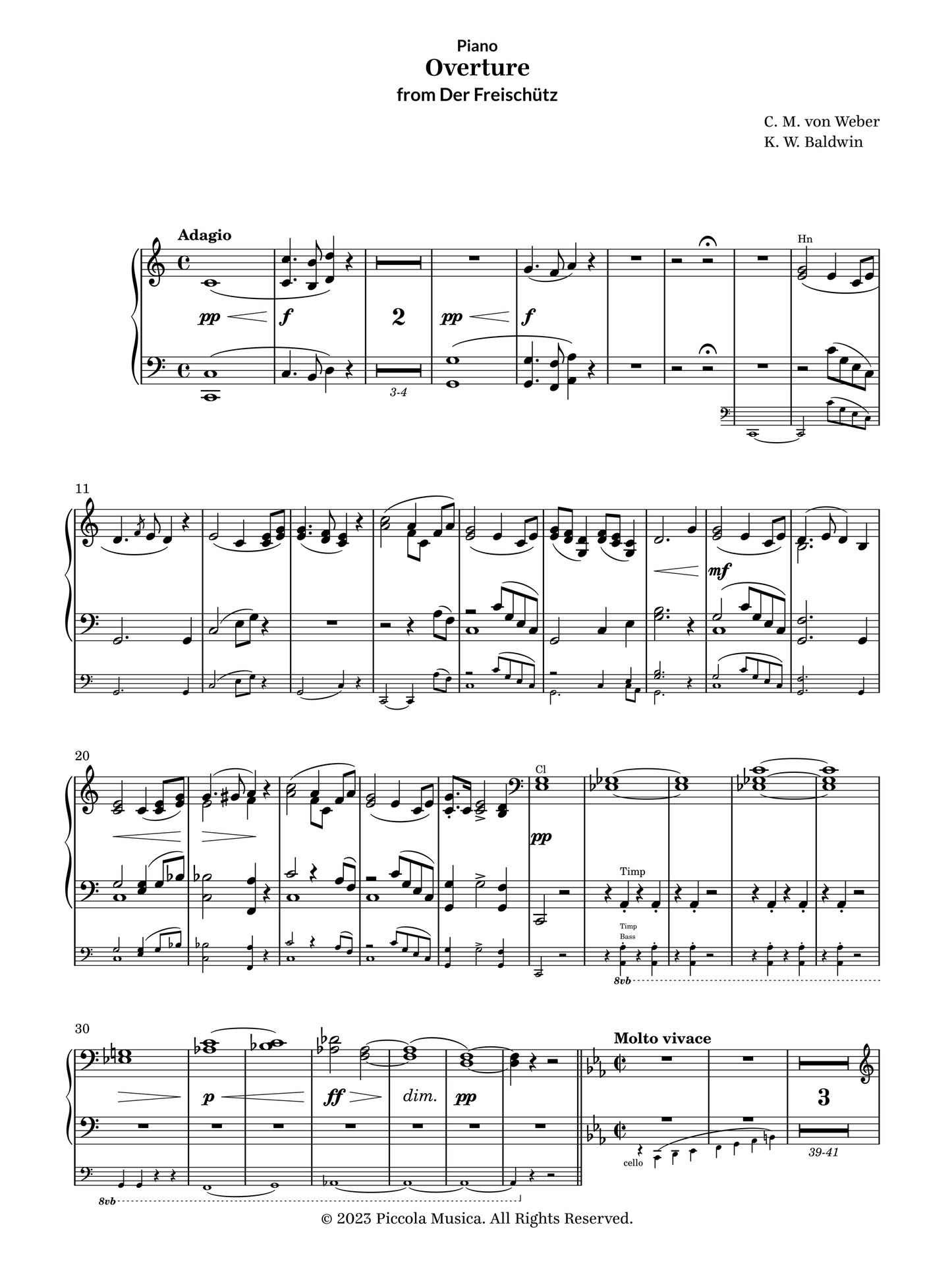 "Overture" from Der Freischütz