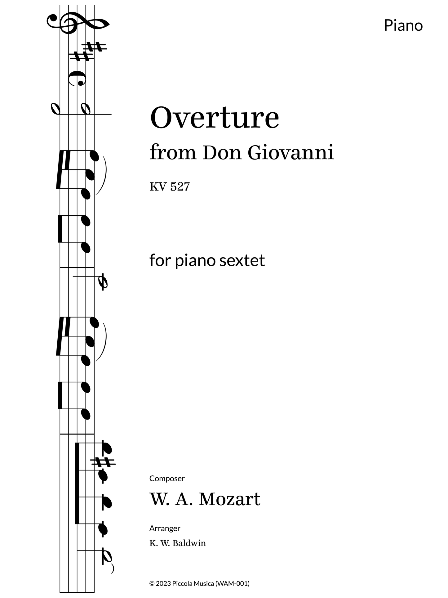 "Overture" from Don Giovanni